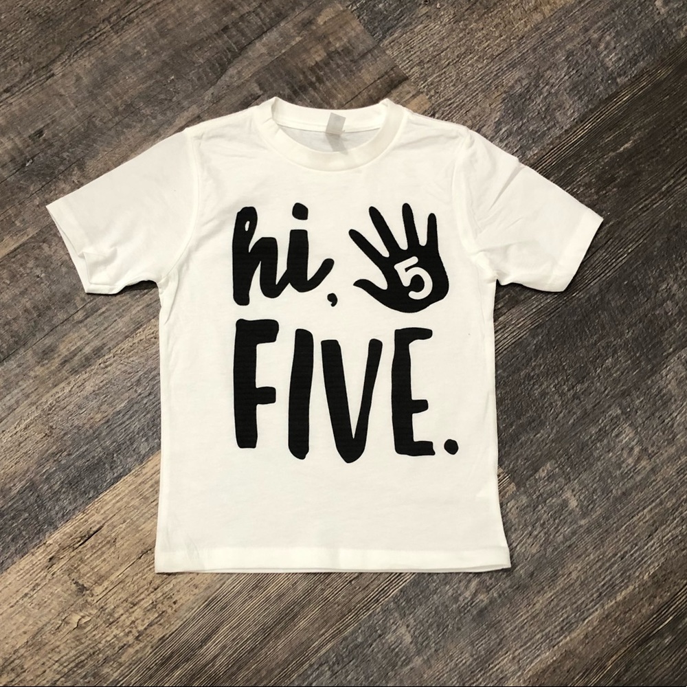 Kids 5th birthday shirt.